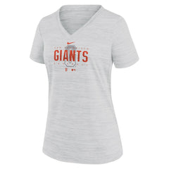 San Francisco Giants Nike Women's City Connect Velocity Practice Performance V-Neck T-Shirt - MLB T-shirts
