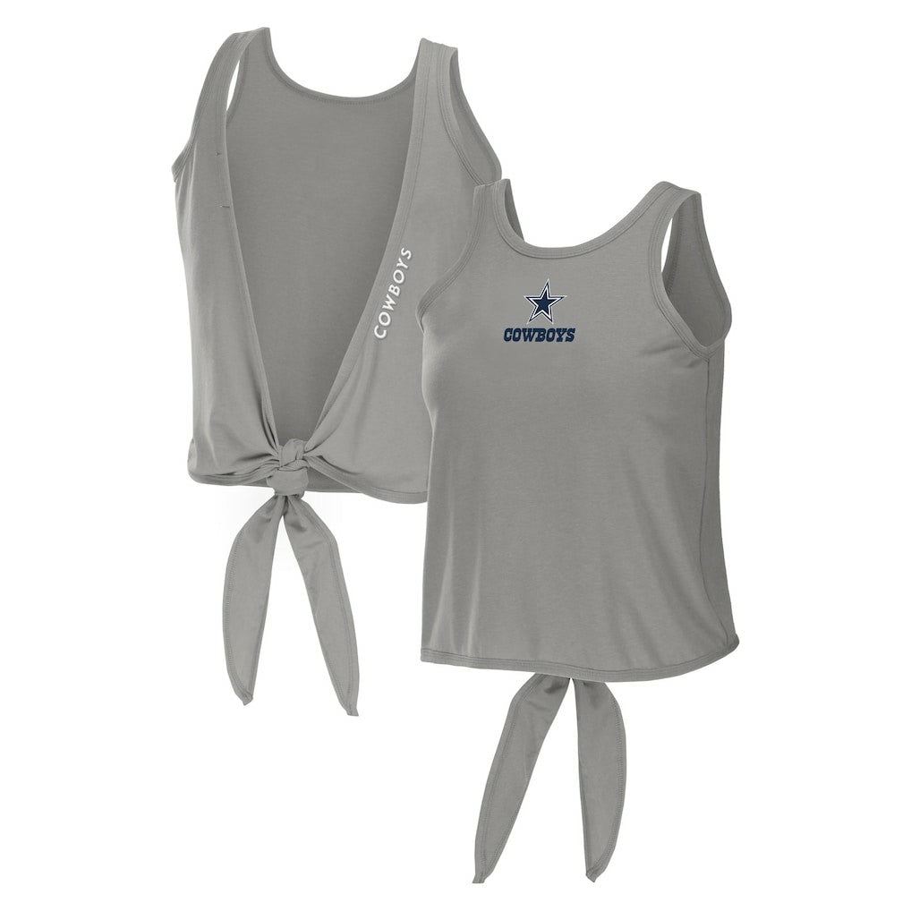 Dallas Cowboys WEAR by Erin Andrews Women's Open Back Twist Tie Tank Top | NFL Online