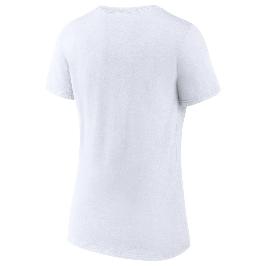 White Boston Celtics Women's 2022 Eastern Conference Champions Plus Size Locker Room V-Neck T-Shirt | NBA