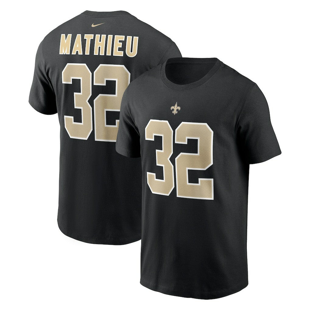 New Orleans Saints Tyrann Mathieu  Player Name & Number T-Shirt | NFL Online