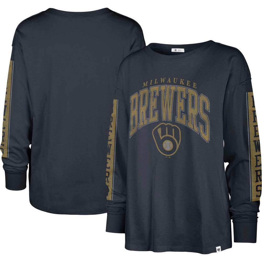 Milwaukee Brewers '47 Women's Statement Long Sleeve T-Shirt - MLB T-shirts