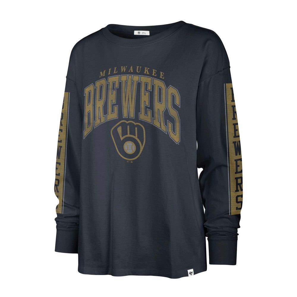 Milwaukee Brewers '47 Women's Statement Long Sleeve T-Shirt - MLB T-shirts
