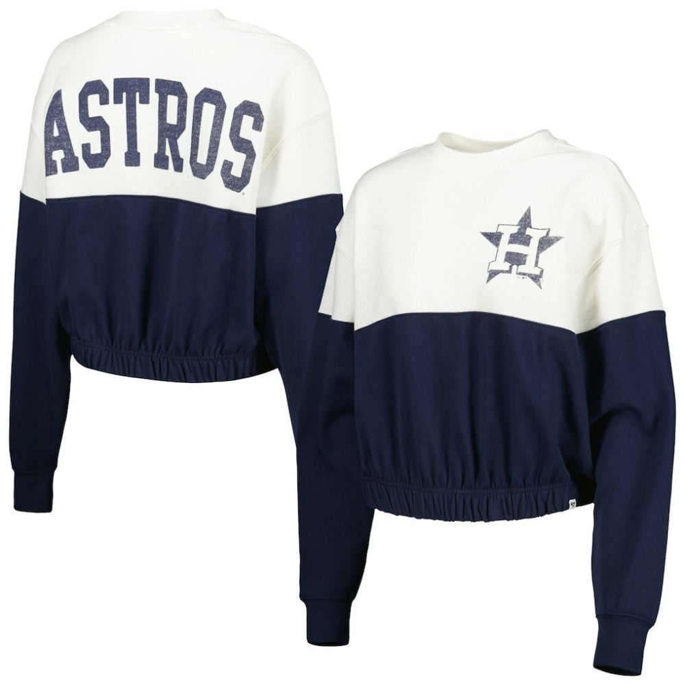 Houston Astros '47 Women's Take Two Bonita Pullover Sweatshirt - MLB Pullover