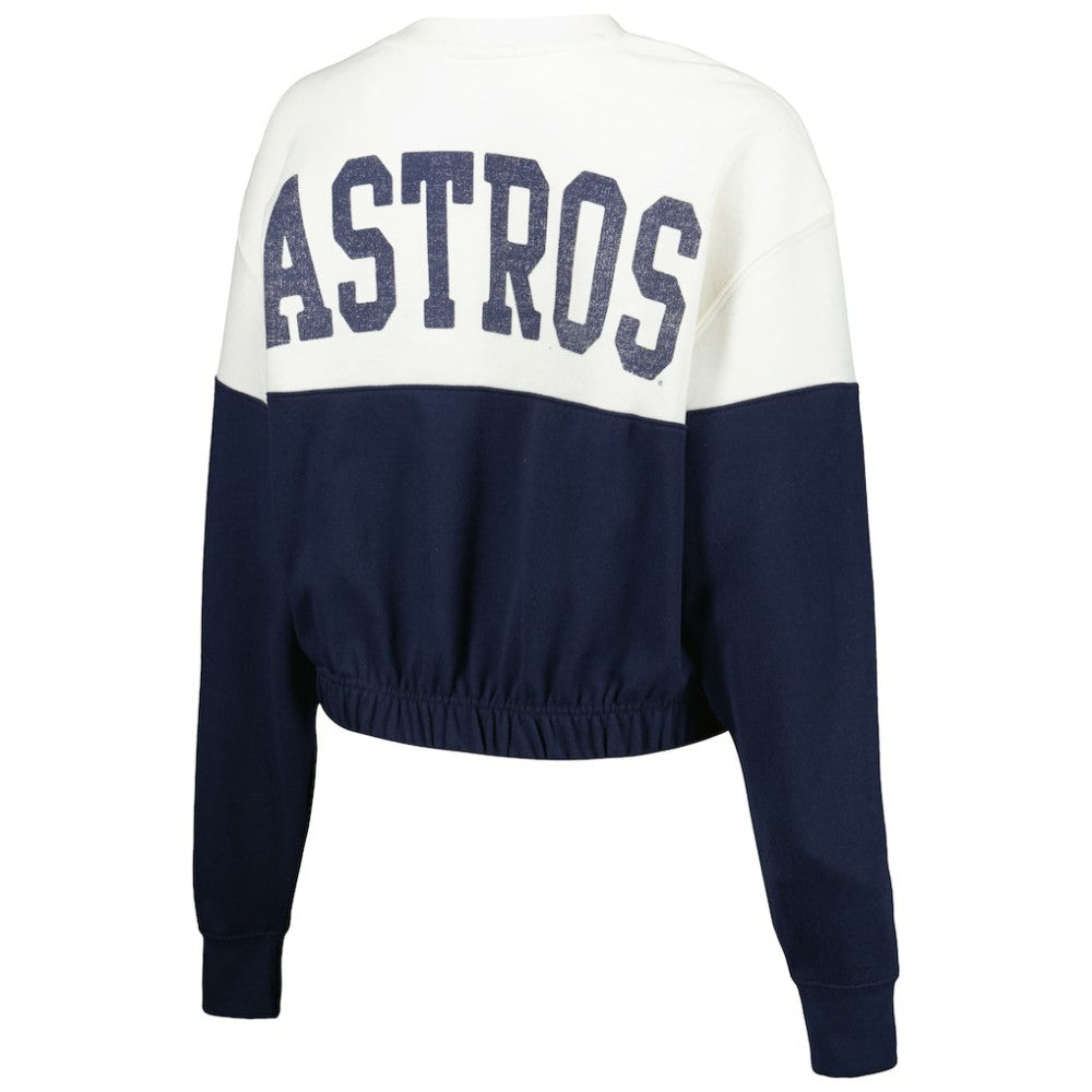 Houston Astros '47 Women's Take Two Bonita Pullover Sweatshirt - MLB Pullover