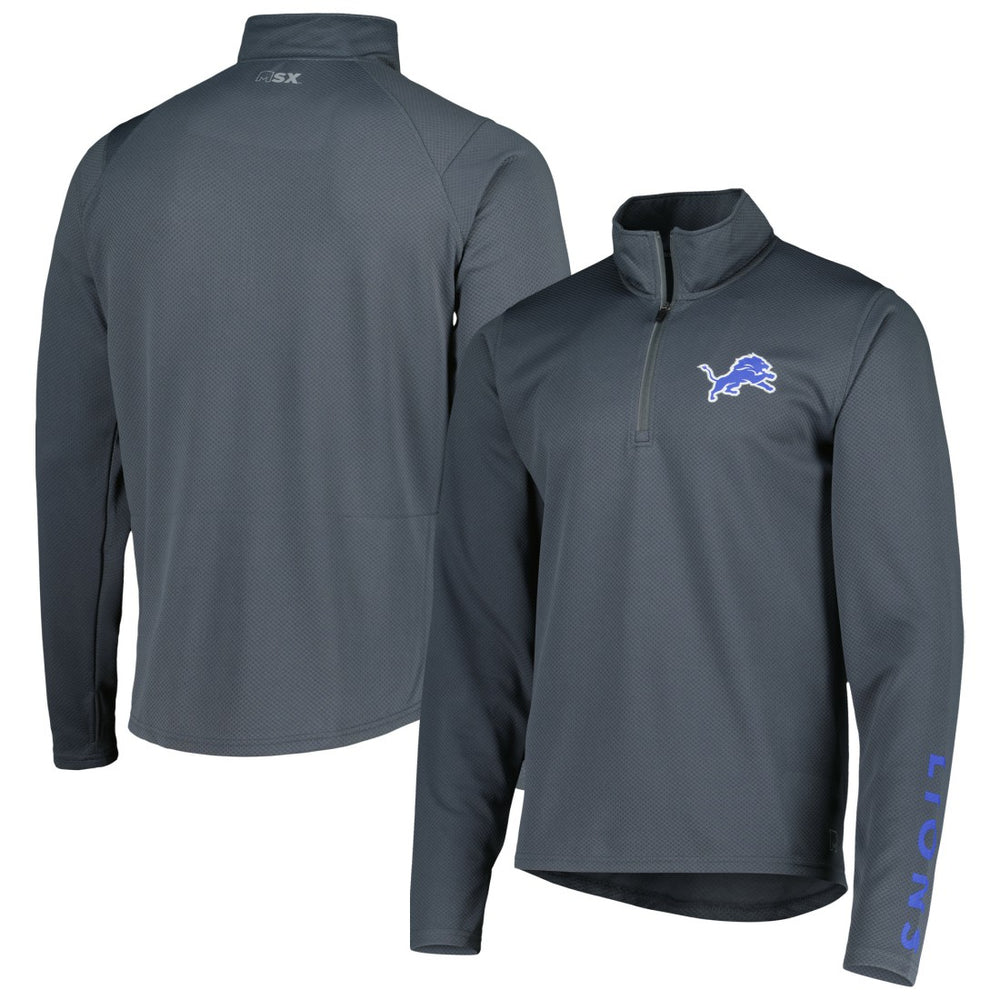 Detroit Lions MSX by Michael Strahan Half-Zip Pullover | NFL Hot