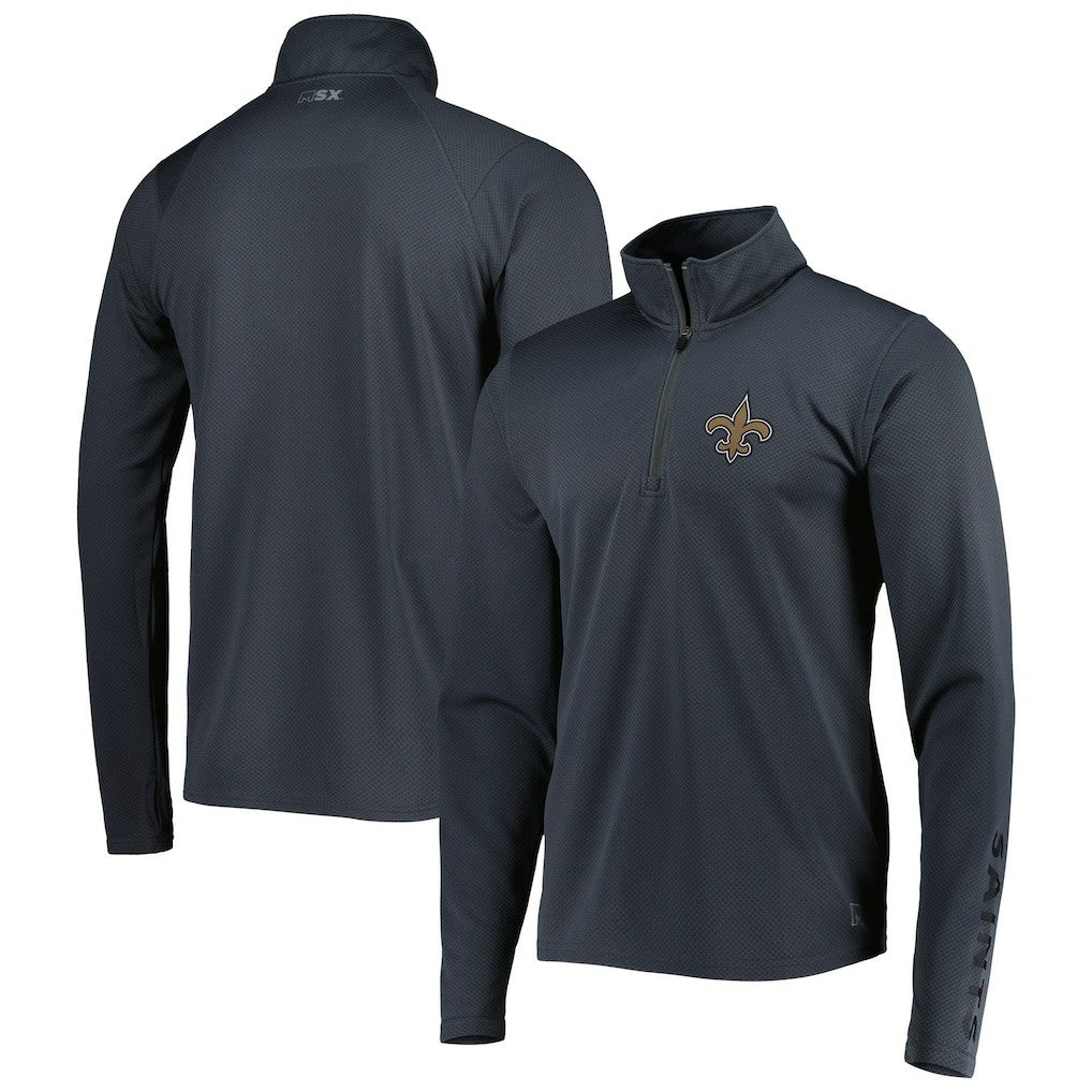 New Orleans Saints MSX by Michael Strahan Half-Zip Pullover | NFL Online