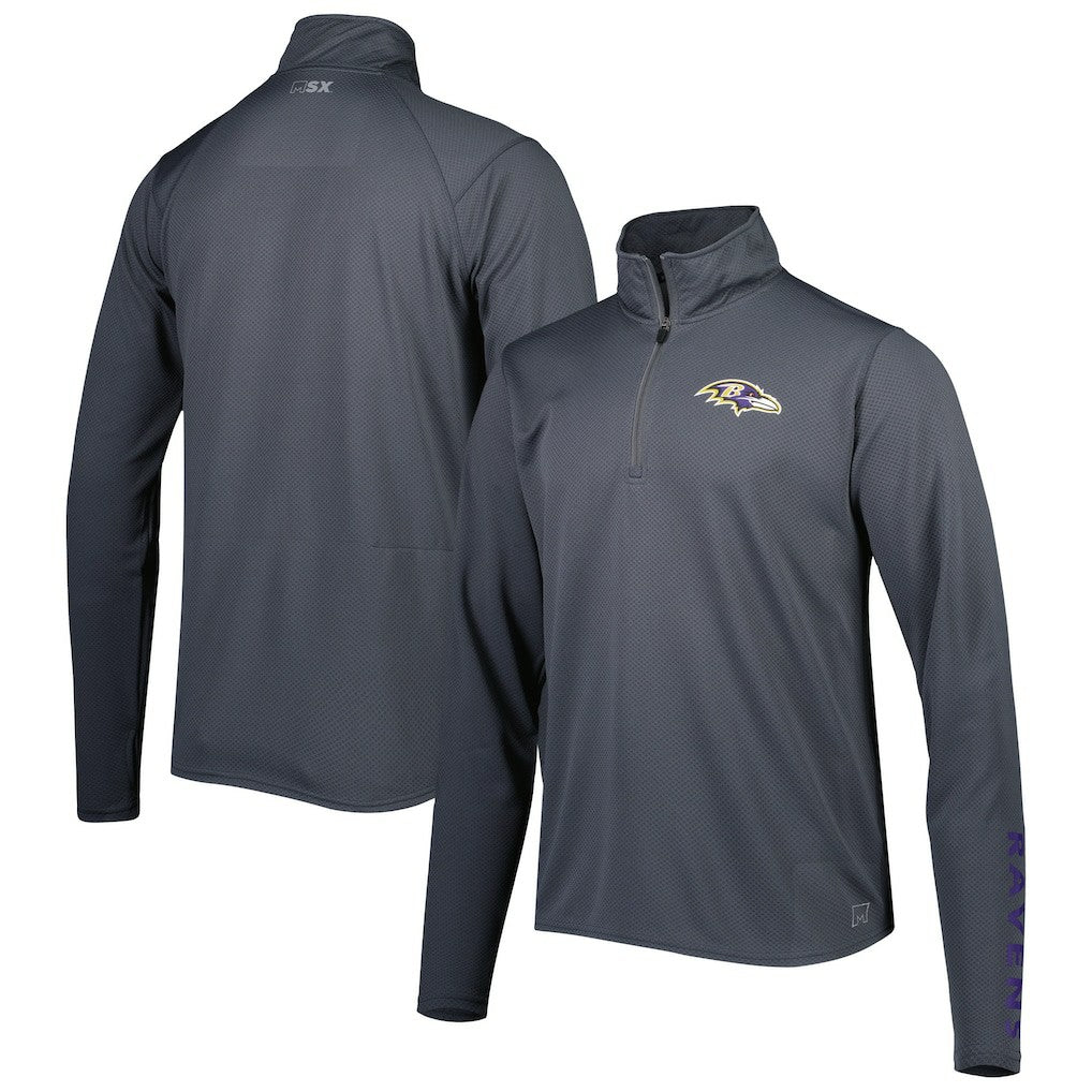 Baltimore Ravens MSX by Michael Strahan Half-Zip Pullover | NFL Sale