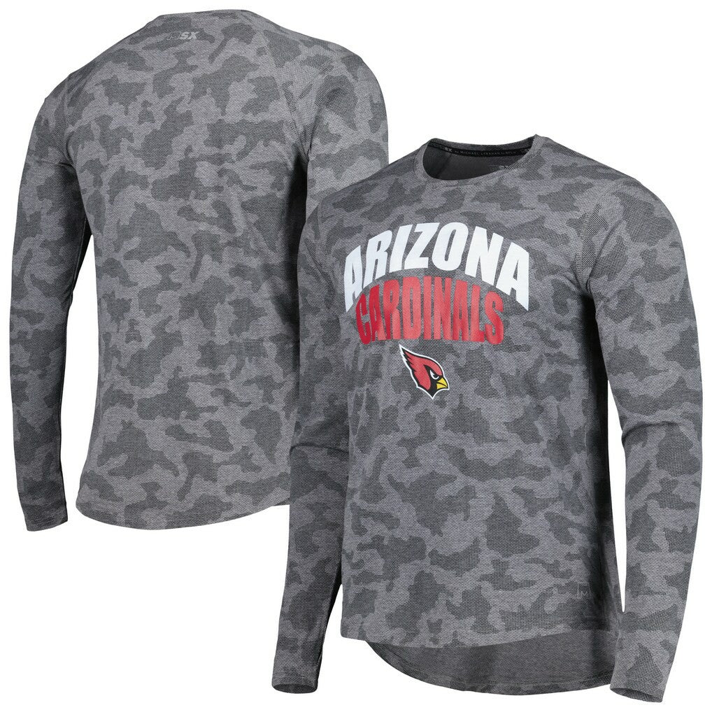 Arizona Cardinals MSX by Michael Strahan Performance Camo Long Sleeve T-Shirt | NFL Outlet