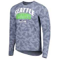 Seattle Seahawks MSX by Michael Strahan Performance Camo Long Sleeve T-Shirt | NFL Discount