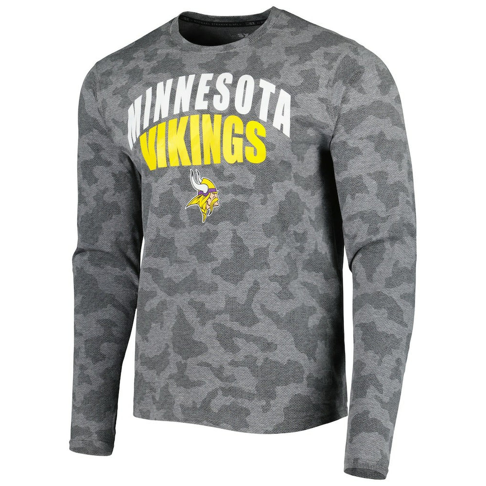 Minnesota Vikings MSX by Michael Strahan Performance Camo Long Sleeve T-Shirt | NFL US