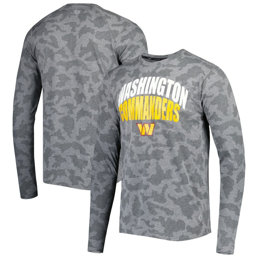 Washington Commanders MSX by Michael Strahan Performance Camo Long Sleeve T-Shirt | NFL Online