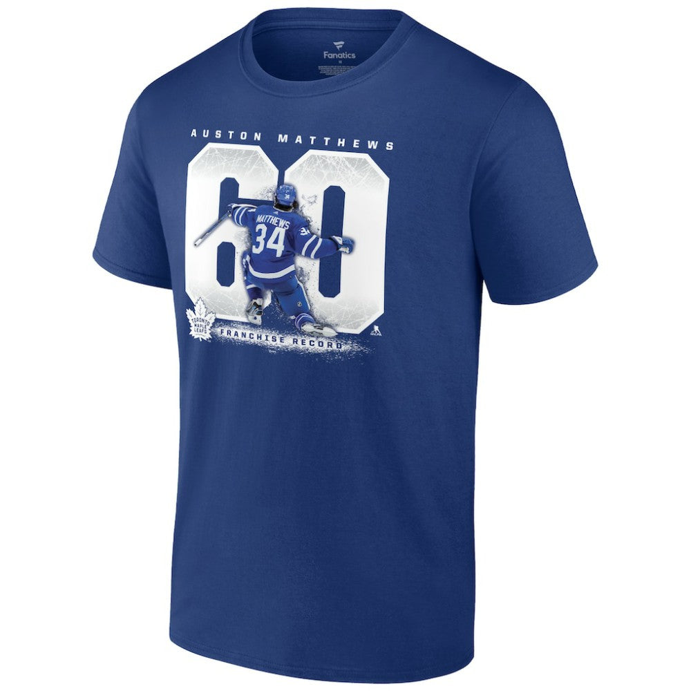 Auston Matthews Toronto Maple Leafs Fanatics Big & Tall Goal Record T-Shirt -  NHL T-shirts