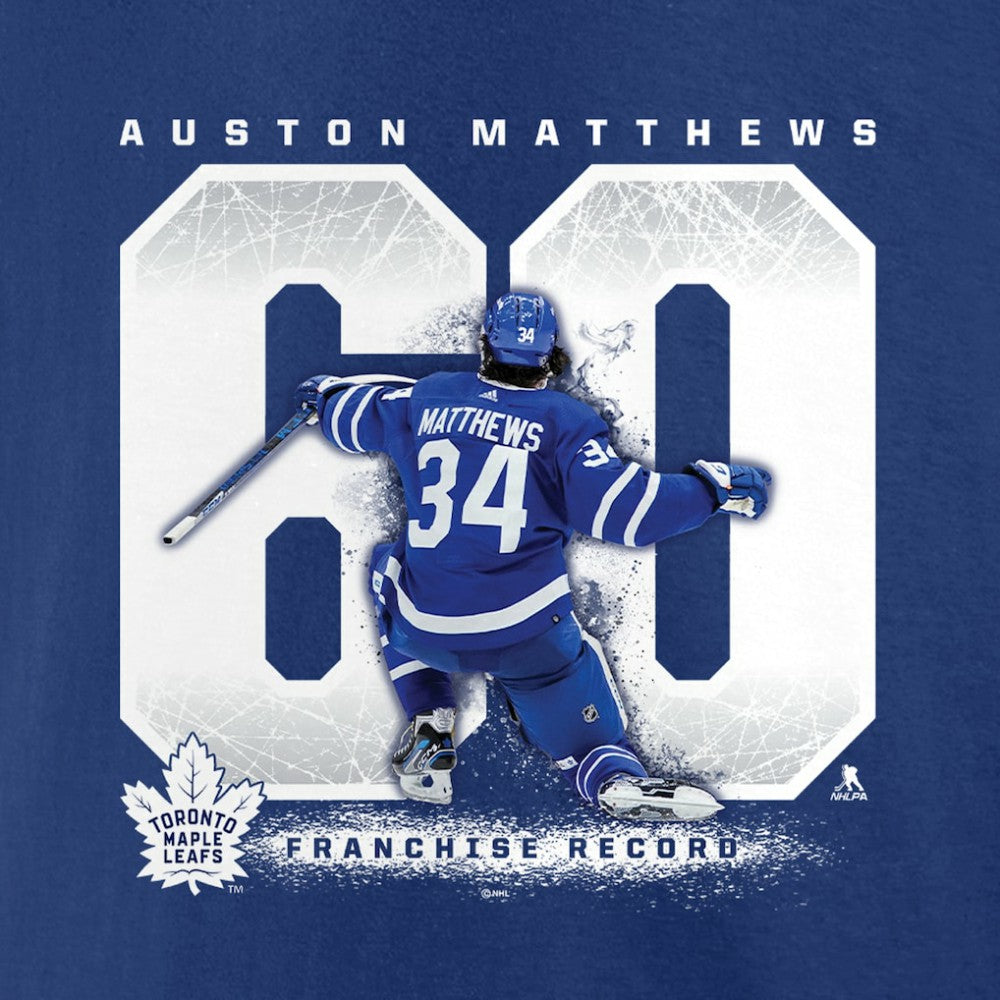 Auston Matthews Toronto Maple Leafs Fanatics Big & Tall Goal Record T-Shirt -  NHL T-shirts
