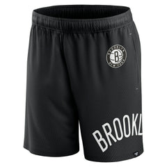 Black Brooklyn Nets Free Throw Mesh Shorts | NBA