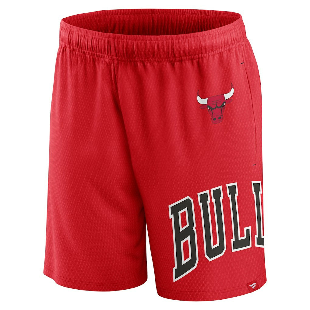 Red Chicago Bulls Free Throw Mesh Shorts | NBA