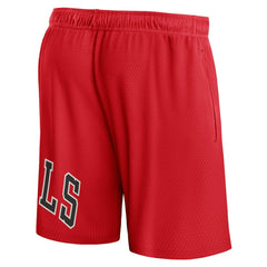Red Chicago Bulls Free Throw Mesh Shorts | NBA