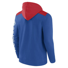 Royal/Red Philadelphia 76ers Skyhook Colorblock Full-Zip Hoodie | NBA