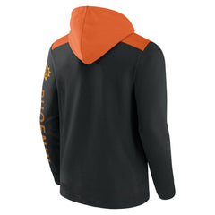 Black/Orange Phoenix Suns Skyhook Colorblock Full-Zip Hoodie | NBA