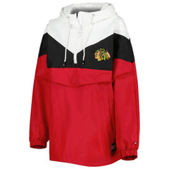 Chicago Blackhawks Tommy Hilfiger Women's Staci Half-Zip Windbreaker Jacket -  NHL Jackets