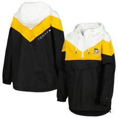 Pittsburgh Penguins Tommy Hilfiger Women's Staci Half-Zip Windbreaker Jacket -  NHL Jackets