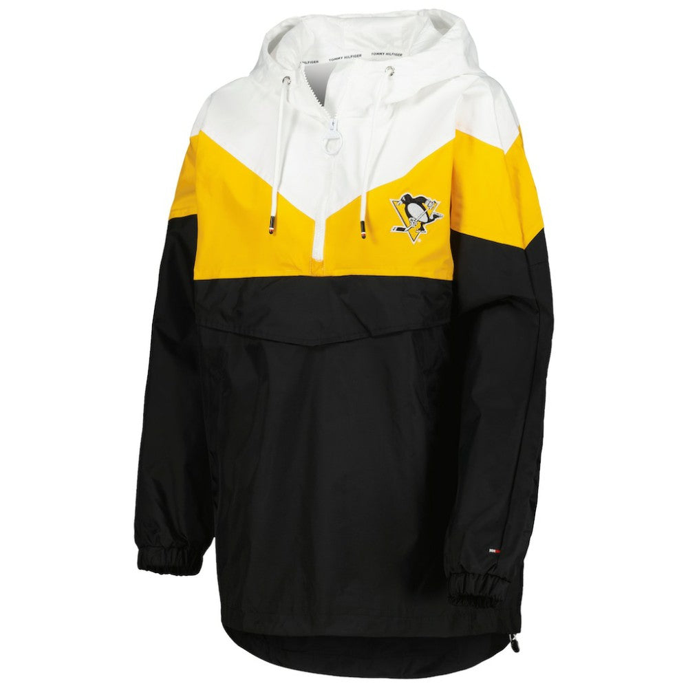 Pittsburgh Penguins Tommy Hilfiger Women's Staci Half-Zip Windbreaker Jacket -  NHL Jackets