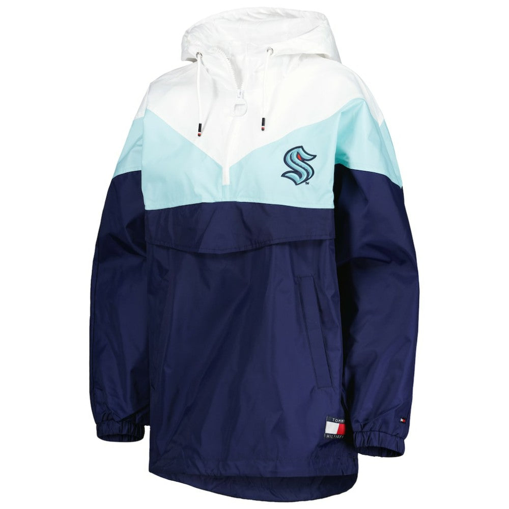 Seattle Kraken Tommy Hilfiger Women's Staci Half-Zip Windbreaker Jacket -  NHL Jackets