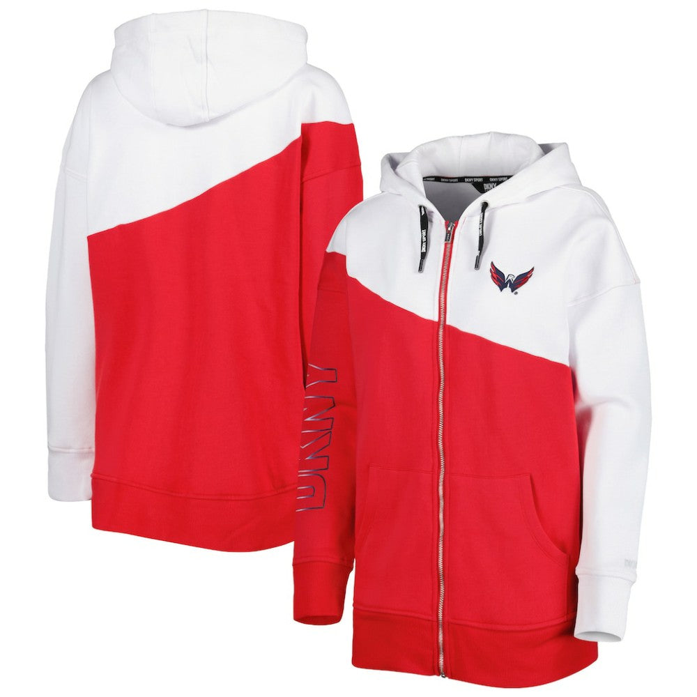 Washington Capitals DKNY Sport Women's Gina Full-Zip Hoodie -  NHL Hoodies