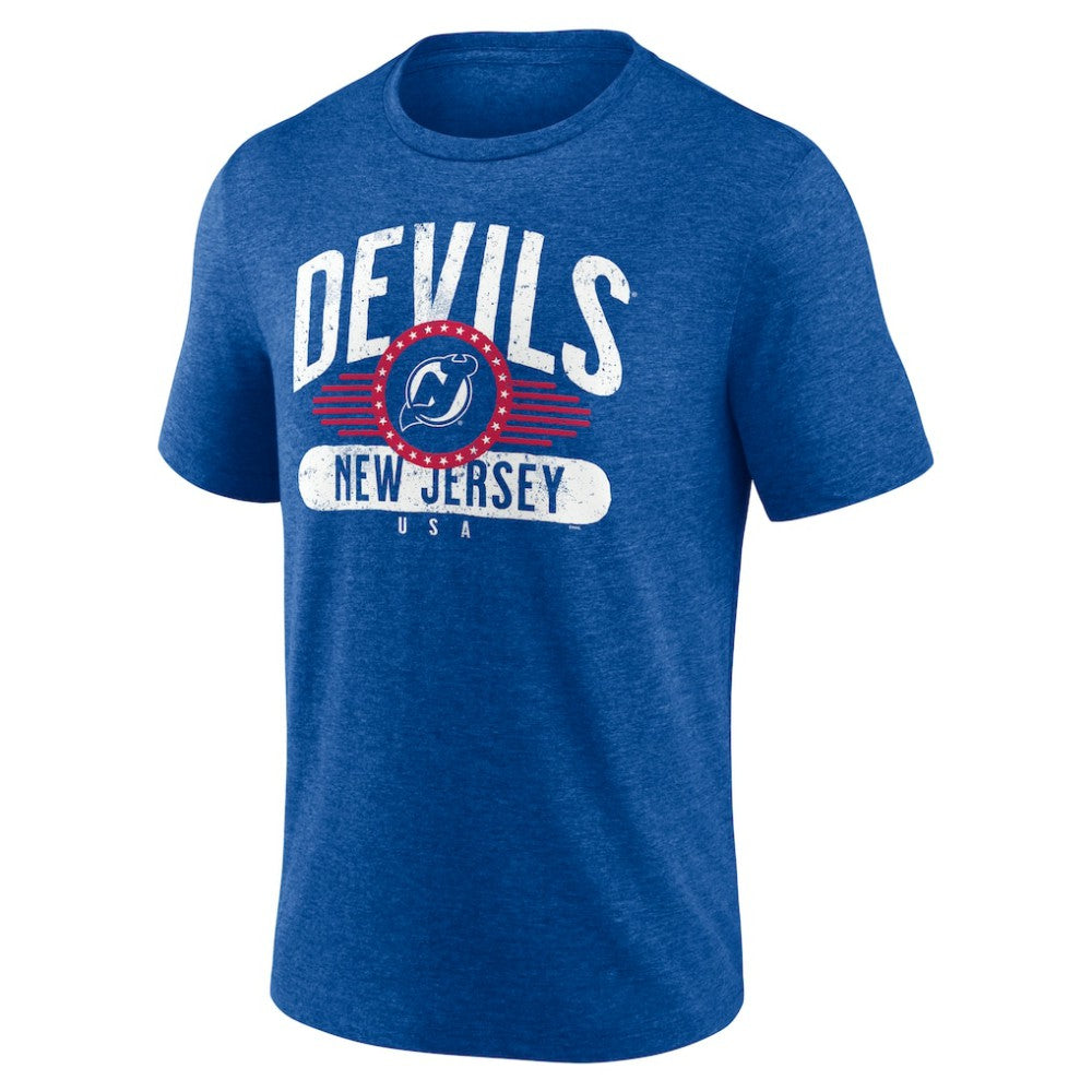 New Jersey Devils Badge of Honor Tri-Blend T-Shirt -  NHL T-shirts