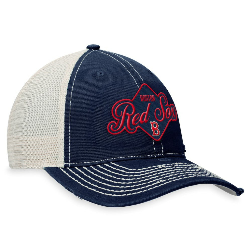 Boston Red Sox Fanatics Heritage Trucker Snapback Hat - MLB Hats