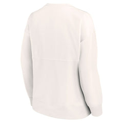 White Chicago Bulls Women's Tonal Leopard Pullover Sweatshirt | NBA