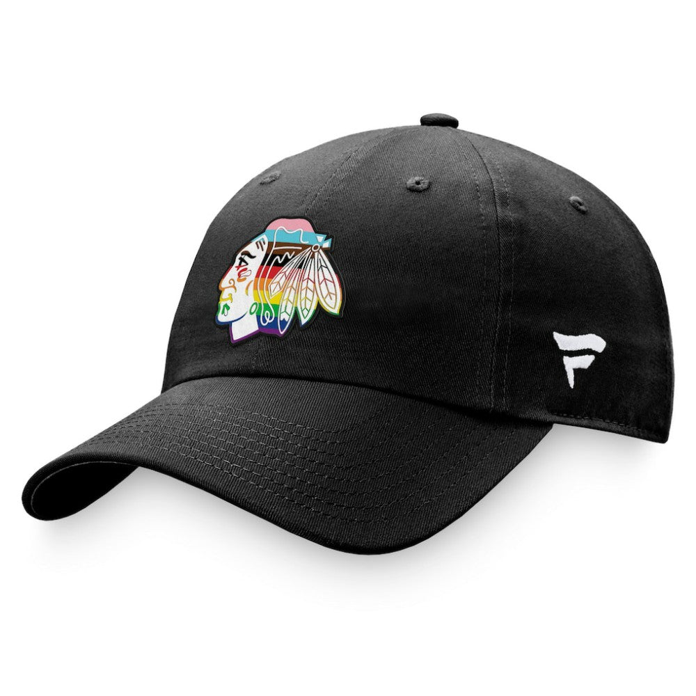 Chicago Blackhawks Fanatics Team Logo Pride Adjustable Hat -  NHL Hats