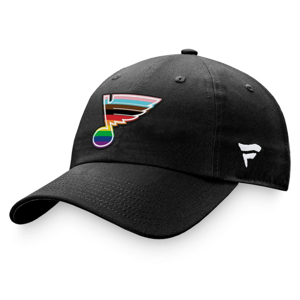 St. Louis Blues Fanatics Team Logo Pride Adjustable Hat -  NHL Hats