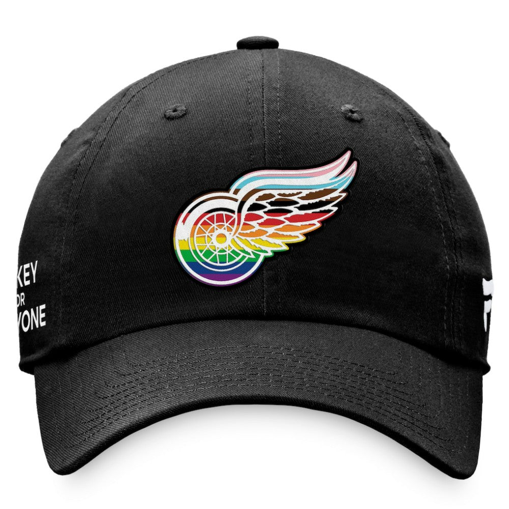 Detroit Red Wings Fanatics Team Logo Pride Adjustable Hat -  NHL Hats
