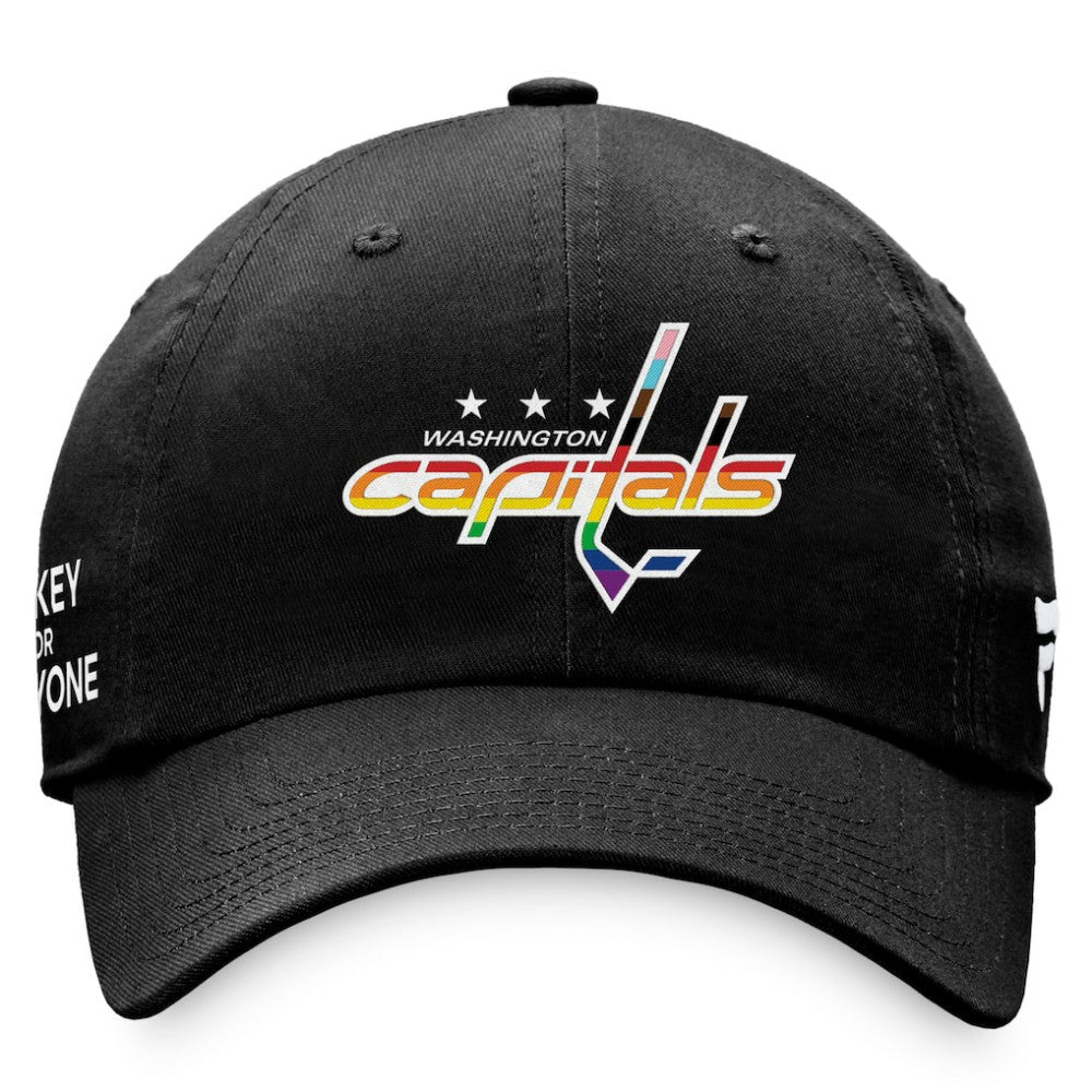 Washington Capitals Fanatics Team Logo Pride Adjustable Hat -  NHL Hats