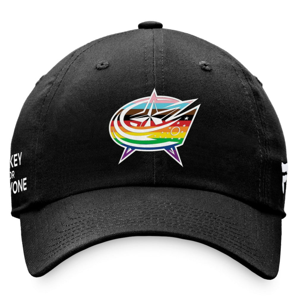 Columbus Blue Jackets Fanatics Team Logo Pride Adjustable Hat -  NHL Hats