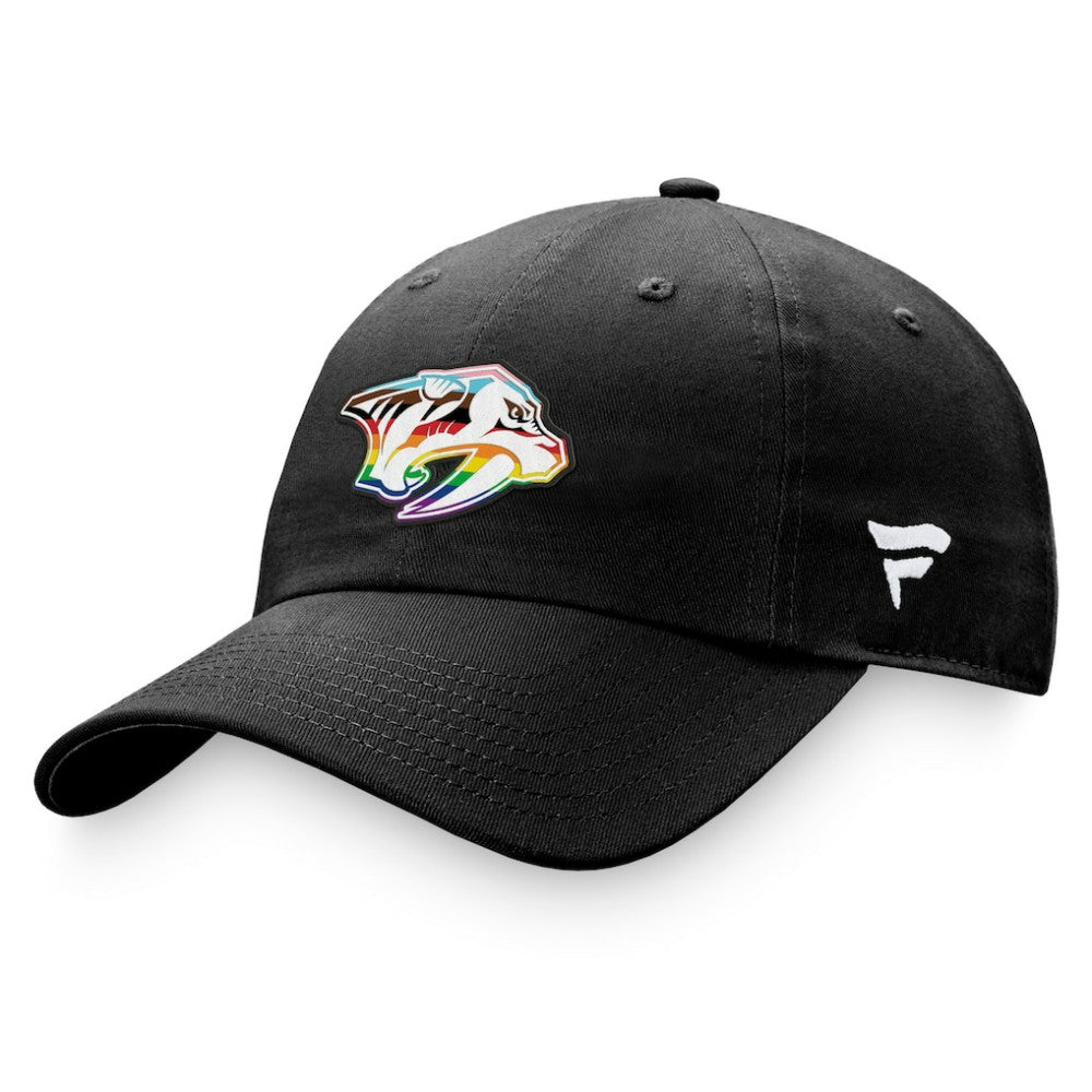 Nashville Predators Fanatics Team Logo Pride Adjustable Hat -  NHL Hats