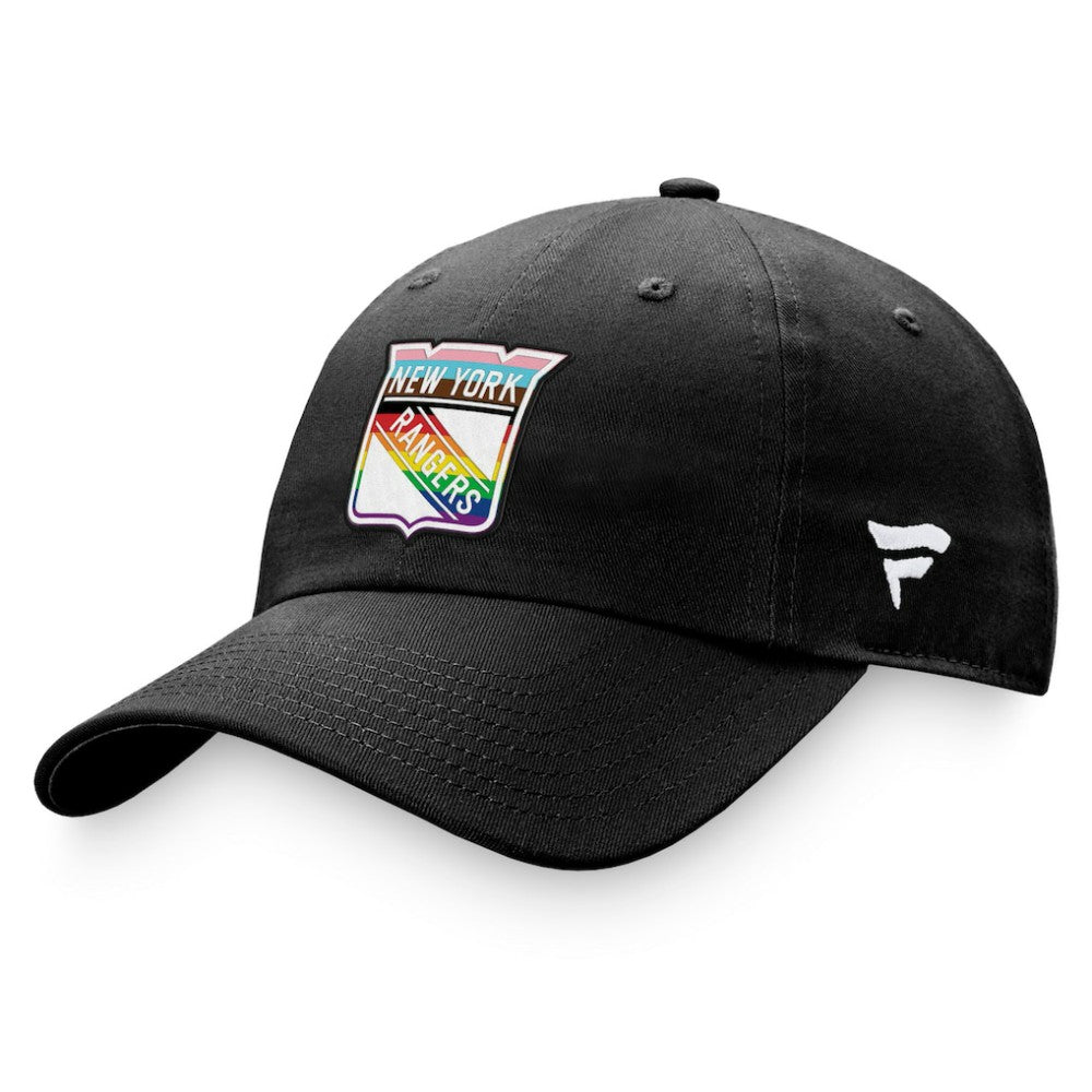 New York Rangers Fanatics Team Logo Pride Adjustable Hat -  NHL Hats