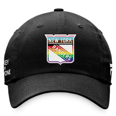 New York Rangers Fanatics Team Logo Pride Adjustable Hat -  NHL Hats