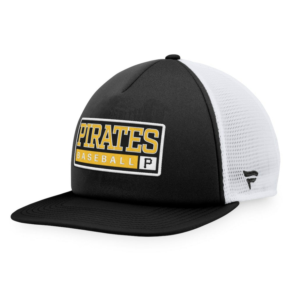 Pittsburgh Pirates Majestic Foam Trucker Snapback Hat - MLB Hats
