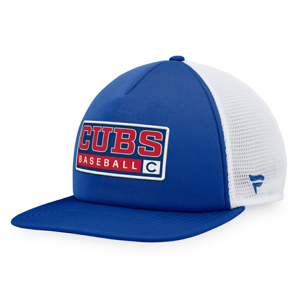 Chicago Cubs Majestic Foam Trucker Snapback Hat - MLB Hats
