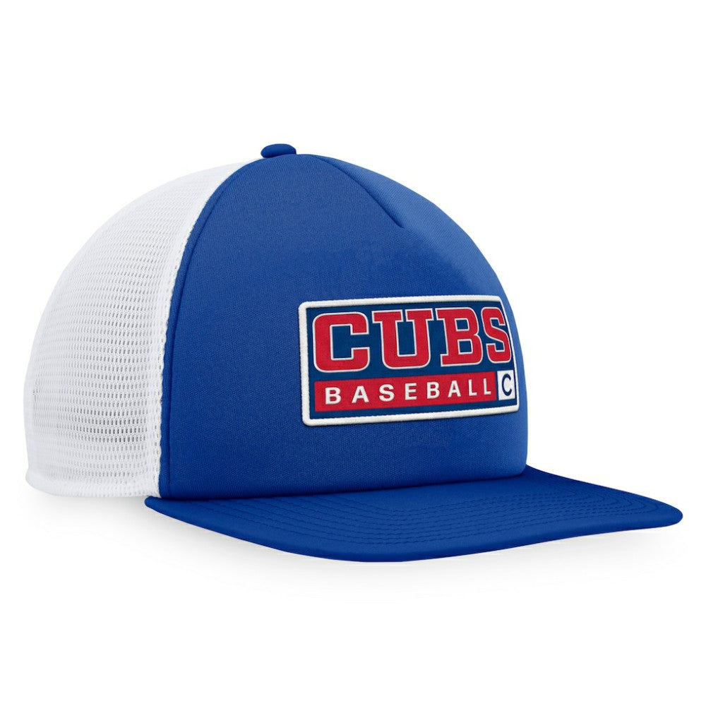Chicago Cubs Majestic Foam Trucker Snapback Hat - MLB Hats