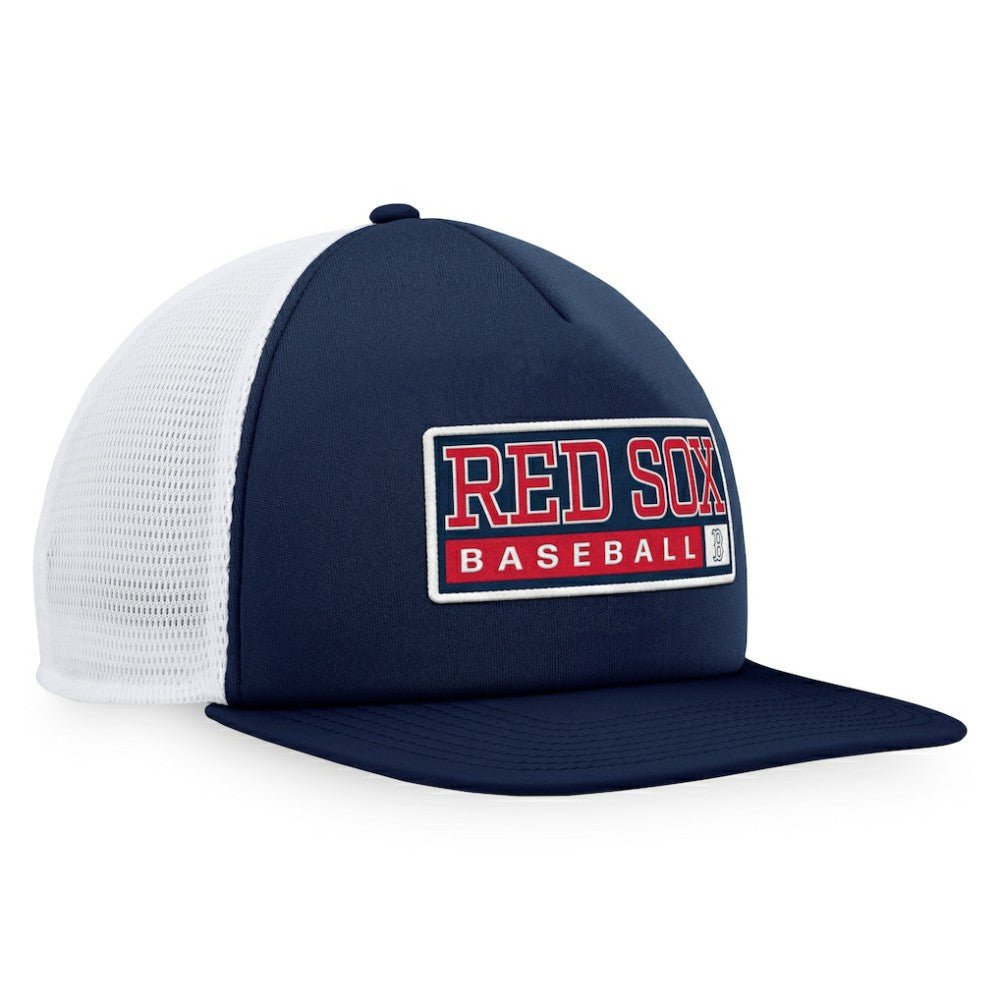 Boston Red Sox Majestic Foam Trucker Snapback Hat - MLB Hats