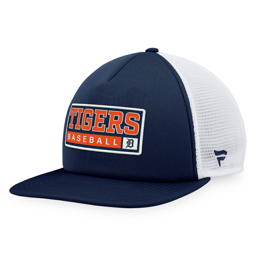 Detroit Tigers Majestic Foam Trucker Snapback Hat - MLB Hats