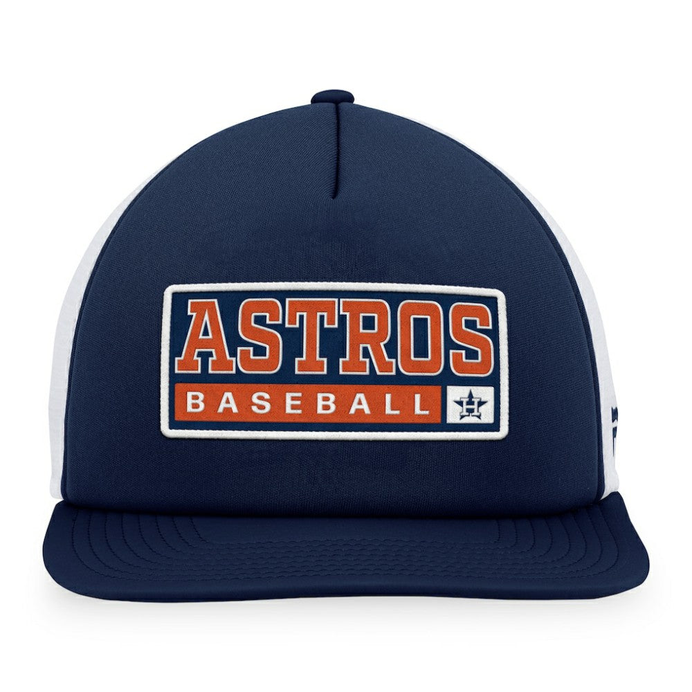 Houston Astros Majestic Foam Trucker Snapback Hat - MLB Hats