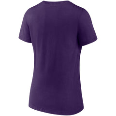 Purple Phoenix Suns Women's Hometown Collection On Fire V-Neck T-Shirt | NBA