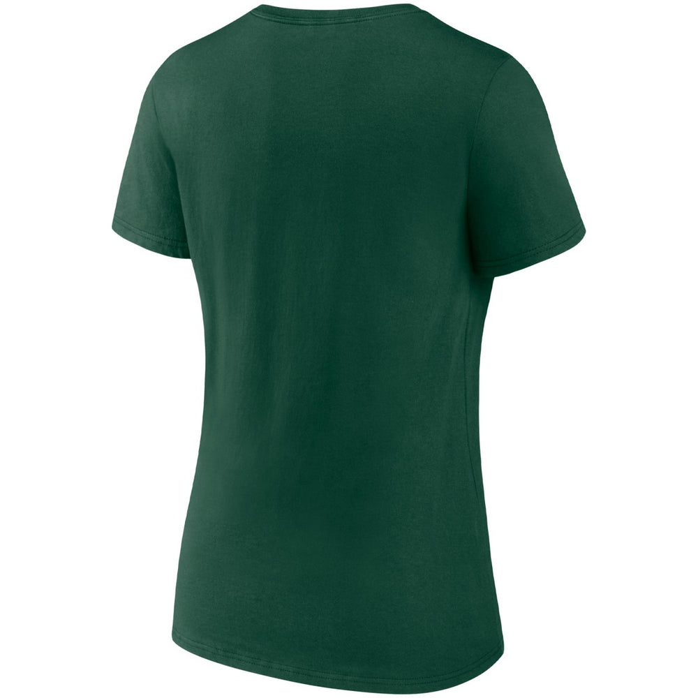 Hunter Green Milwaukee Bucks Women's Hometown Collection Brew City V-Neck T-Shirt | NBA