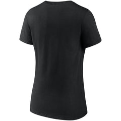 Black Miami Heat Women's Hometown Collection Vice City V-Neck T-Shirt | NBA