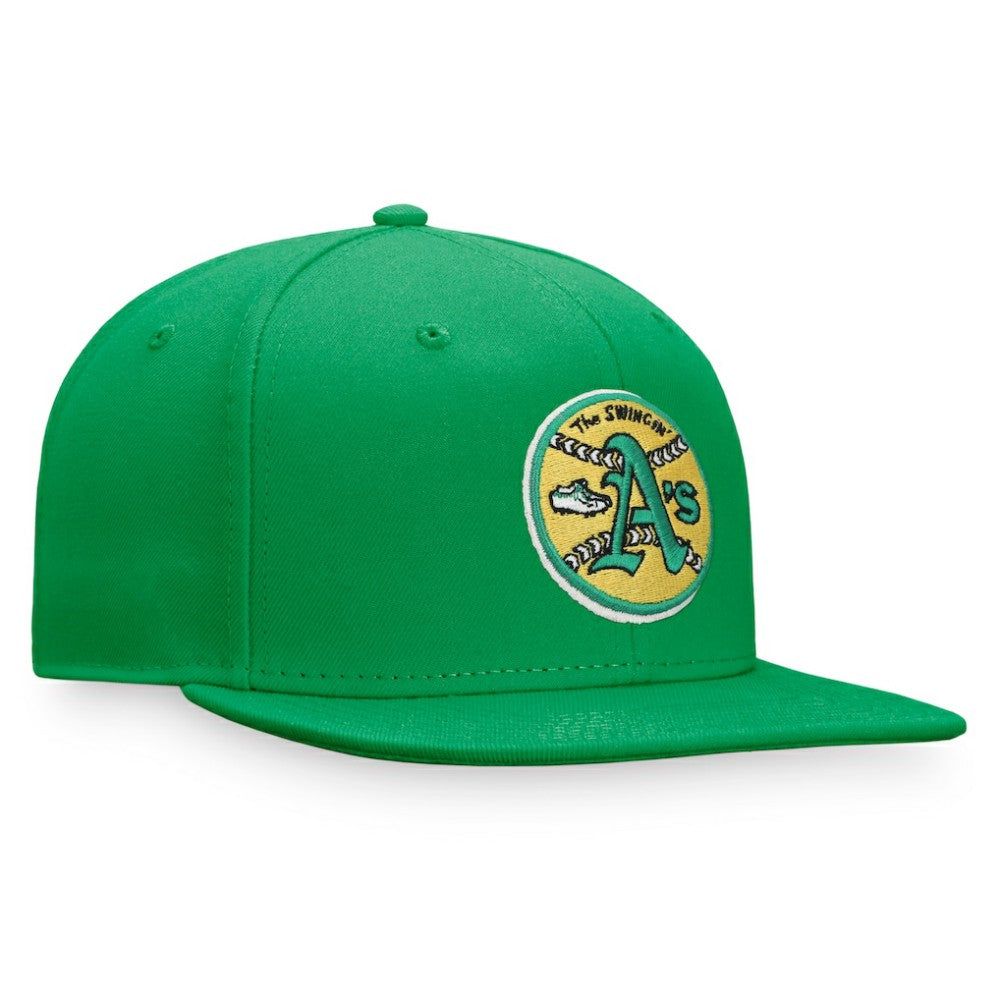 Athletics Fanatics Cooperstown Collection Core Snapback Hat - MLB Hats