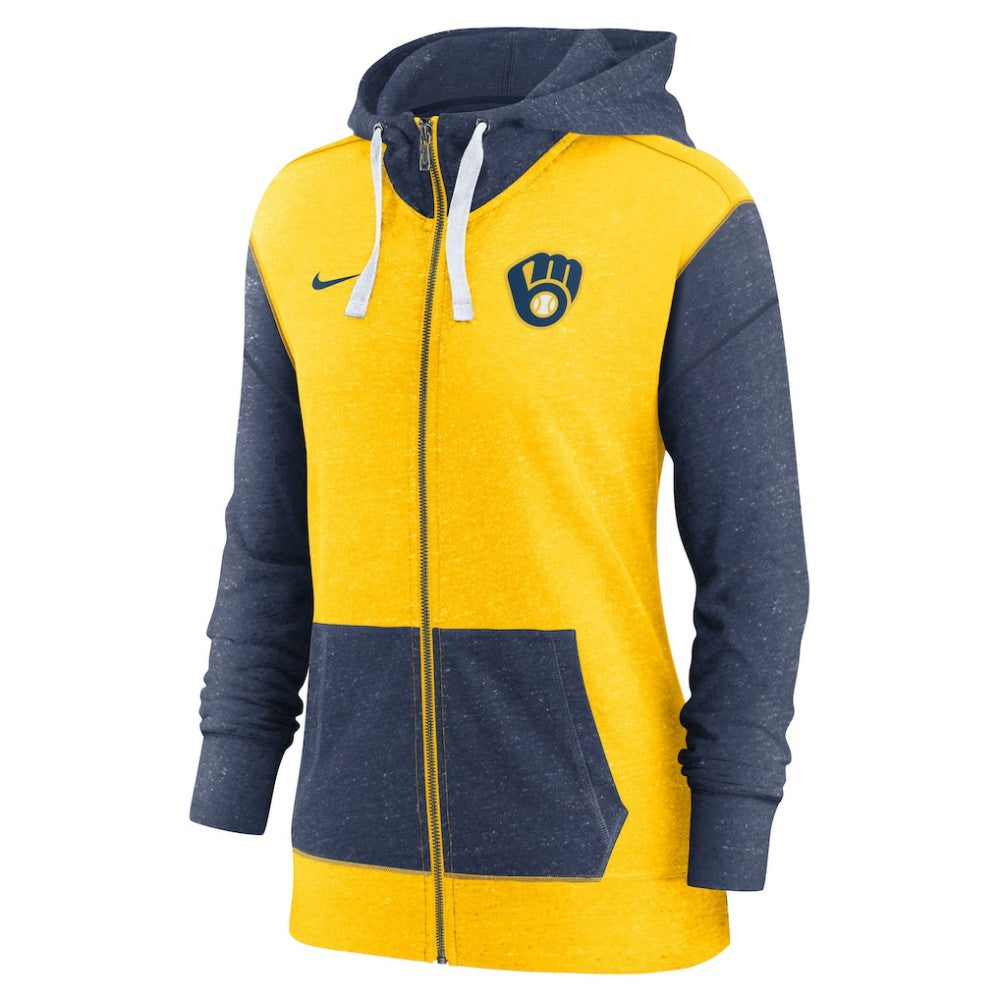 Milwaukee Brewers Nike Women's Full-Zip Hoodie - MLB Hoodies
