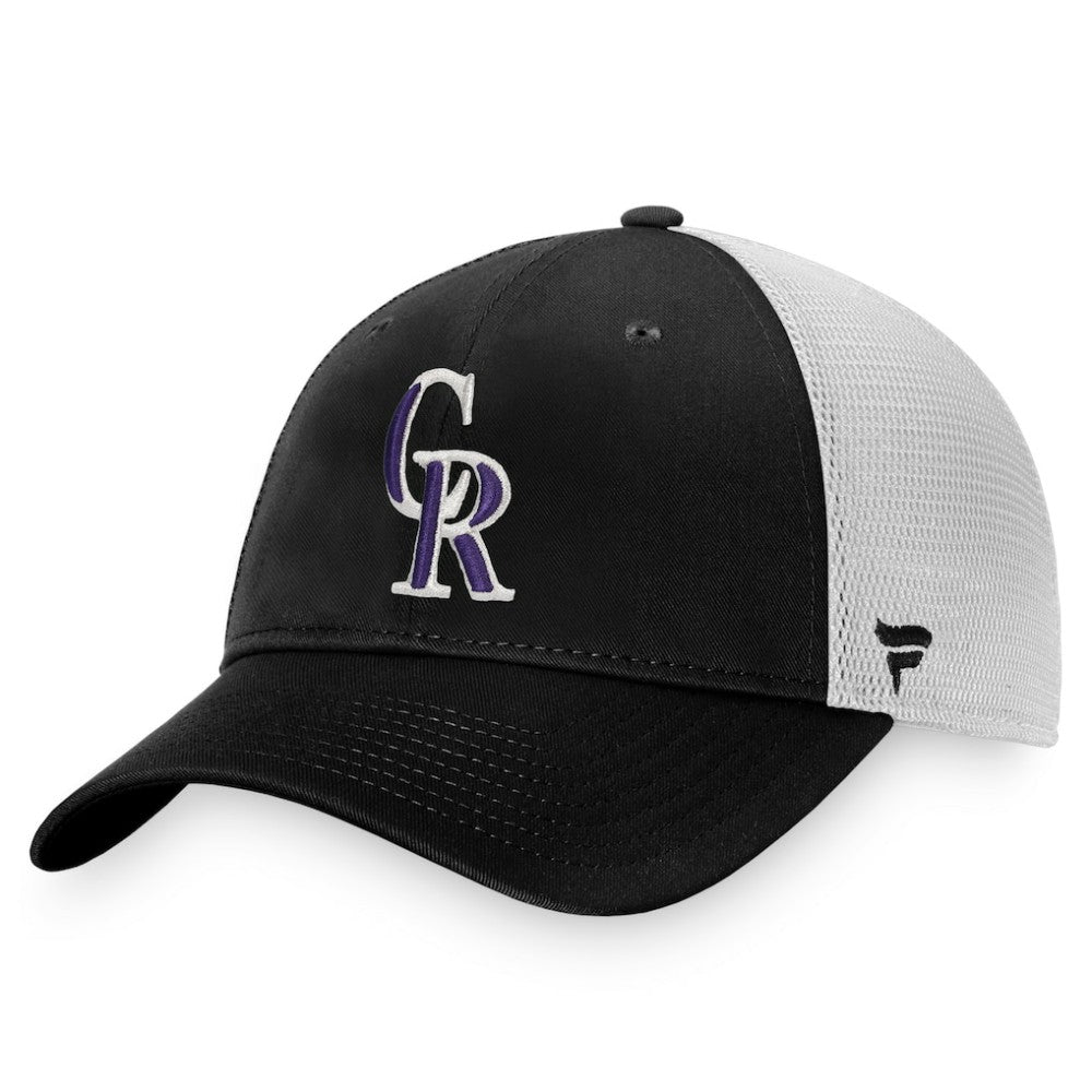 Colorado Rockies Fanatics Cooperstown Collection Core Trucker Snapback Hat - MLB Hats